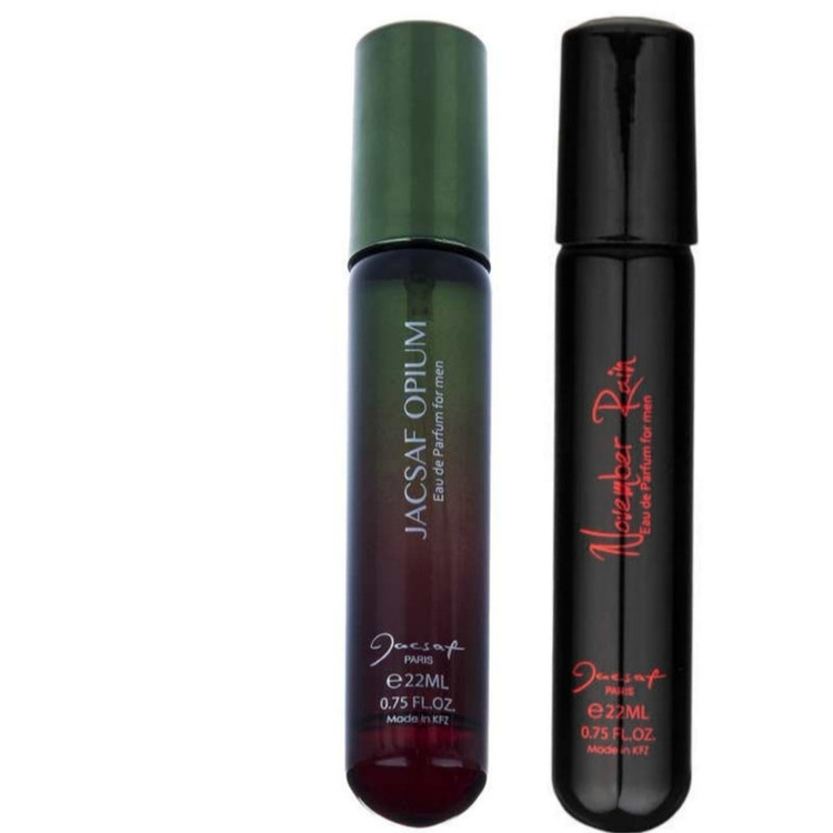 عطر جیبی مردانه ژک ساف مدل on حجم 22 میلی لیتر مجموعه 2 عددی