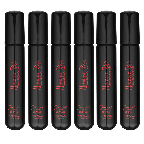 عطر جیبی مردانه ژک ساف مدل نوامبر رین حجم 22 میلی لیتر بسته 6 عددی
