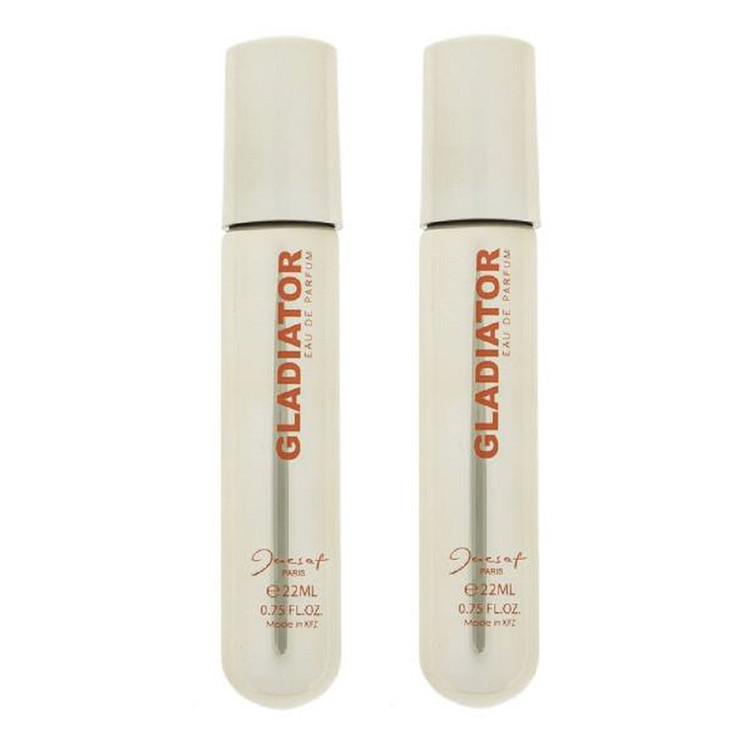 عطر جیبی مردانه ژک ساف مدل گلادیاتور فرش حجم 22 میلی لیتر بسته 2 عددی