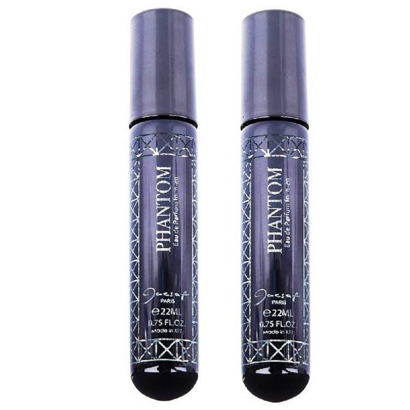 عطر جیبی مردانه ژک ساف مدل Phantom حجم 22 میلی لیتر بسته 2 عددی