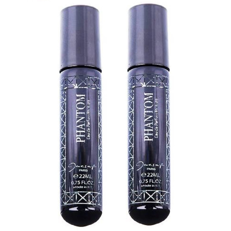 عطر جیبی مردانه ژک ساف مدل Phantom حجم 22 میلی لیتر بسته 2 عددی