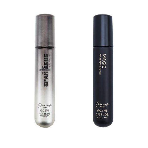 عطر جیبی ژک ساف مدل Spartacus حجم 22 میلی لیتر به همراه عطر جیبی مردانه ژک ساف مدل مجیک