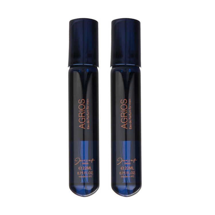 عطر جیبی مردانه ژک ساف مدل اگریوس حجم 22 میلی لیتر بسته 2 عددی