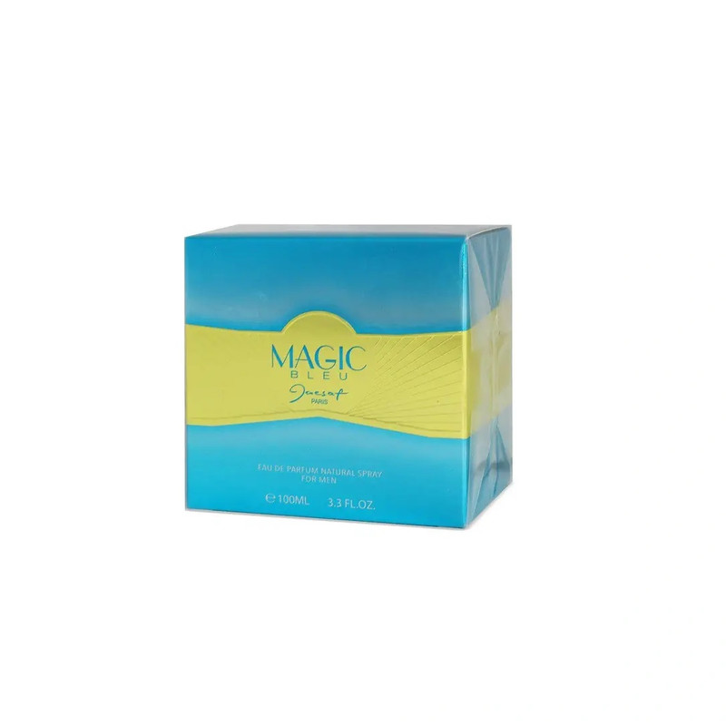 ادو پرفیوم مردانه ژک ساف مدل magic-blue با رایحه خنک حجم 100 میلیلیتر