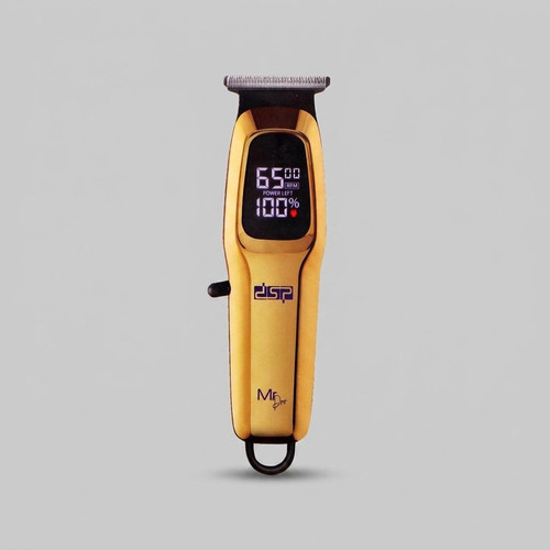 ماشین اصلاح موی صورت و بدن دی اس پی مدل CORDLESS SUPER، صفر زن، تیغه تیتانیوم پیشرفته، اصلاح به صورت تریم، باتری قابل شارژ با شارژ سریع، همراه با 3 شانه، کابل شارژ USB، برس تمیزکننده و روغن
