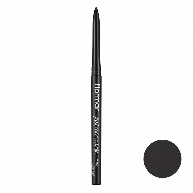 مداد چشم فلورمار مدل Just Magic Kajal شماره 01 رنگ مشکی