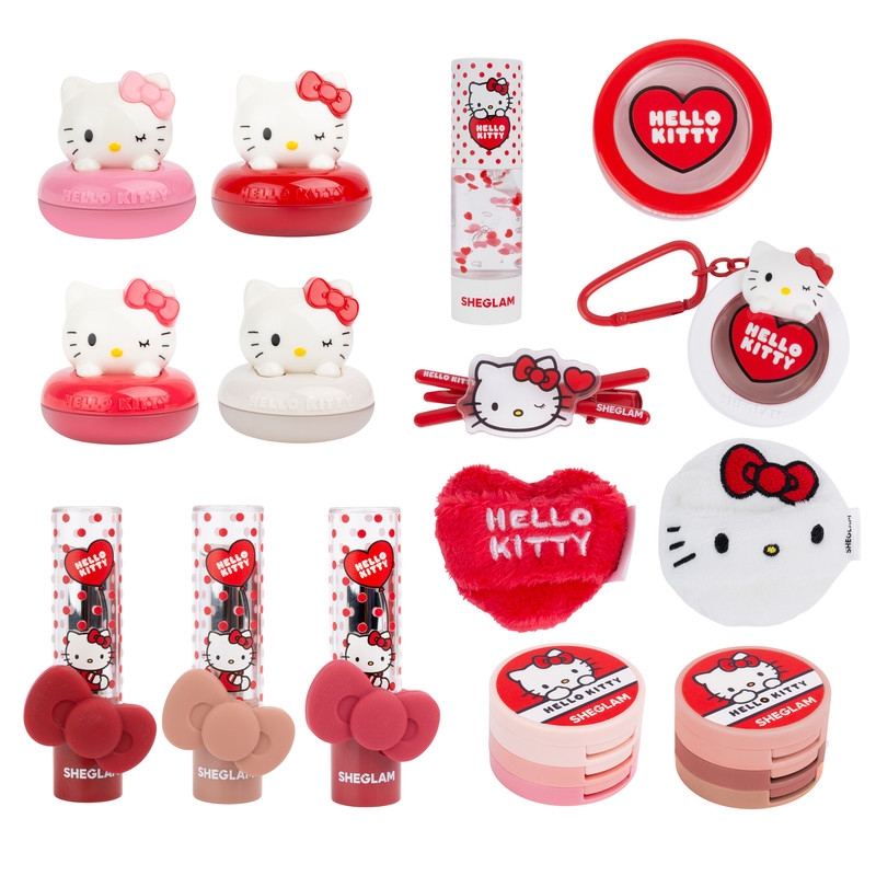 مجموعه آرایشی شیگلم مدل Hello Kitty بسته 15 عددی