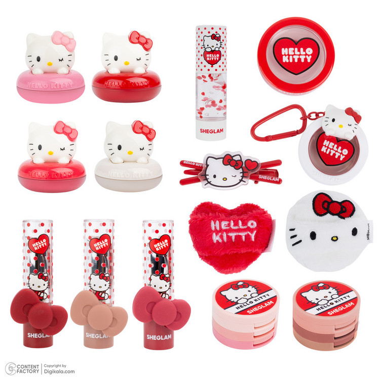 مجموعه آرایشی شیگلم مدل Hello Kitty بسته 15 عددی
