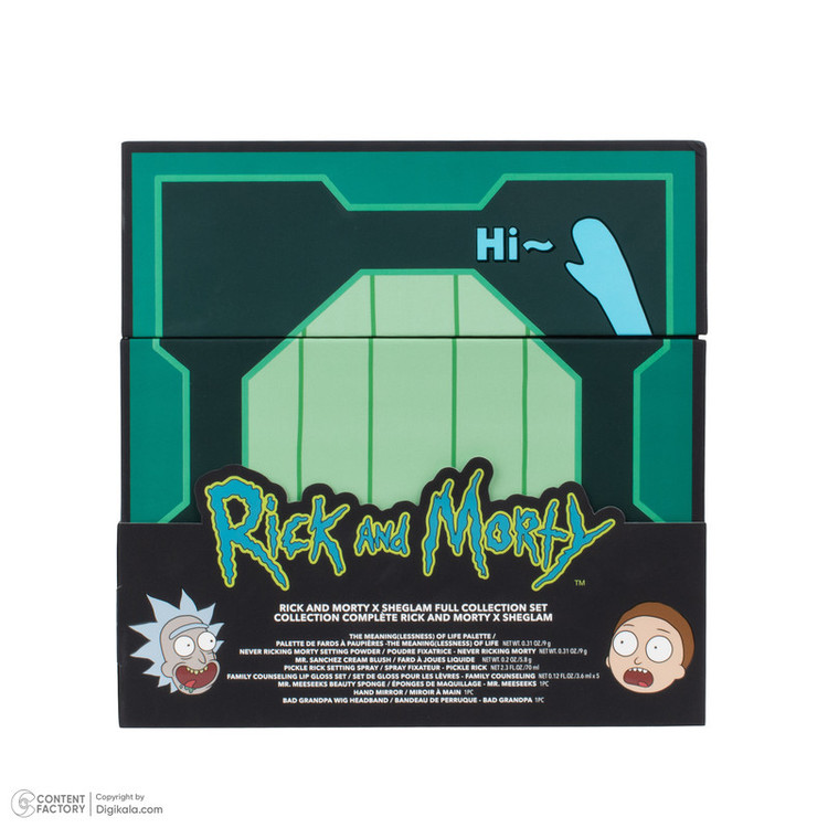 مجموعه آرایشی شیگلم مدل Rick And Morty بسته 12 عددی