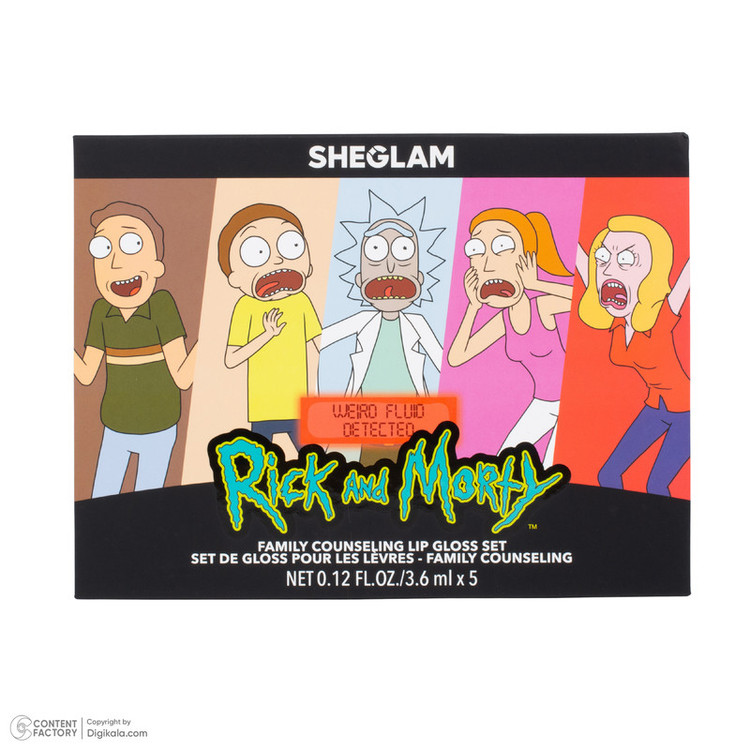 مجموعه آرایشی شیگلم مدل Rick And Morty بسته 12 عددی