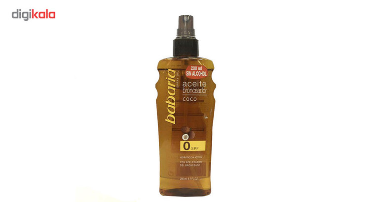 روغن برنز کننده باباریا مدل aceite حجم 200 میلی لیتر
