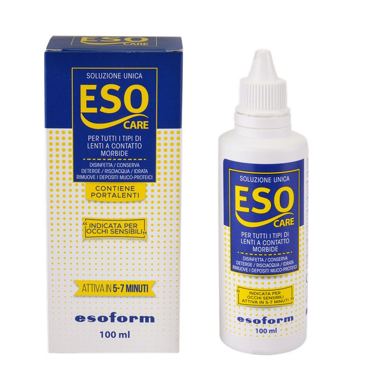 محلول شستشو لنز چشم اسوفرم مدل ESOCARE حجم 100 میلی لیتر